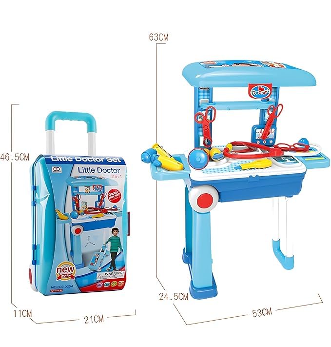 Premium Doctor Set With Pull & Push Trolley