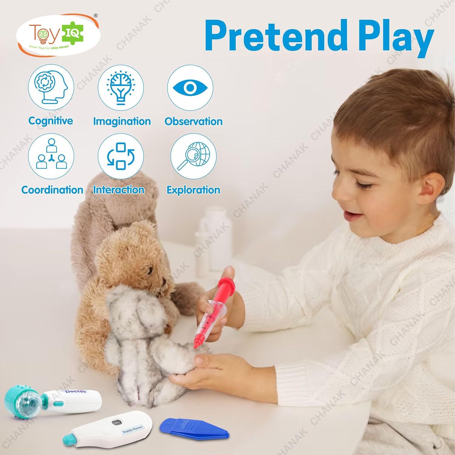 Premium Doctor Set With Pull & Push Trolley