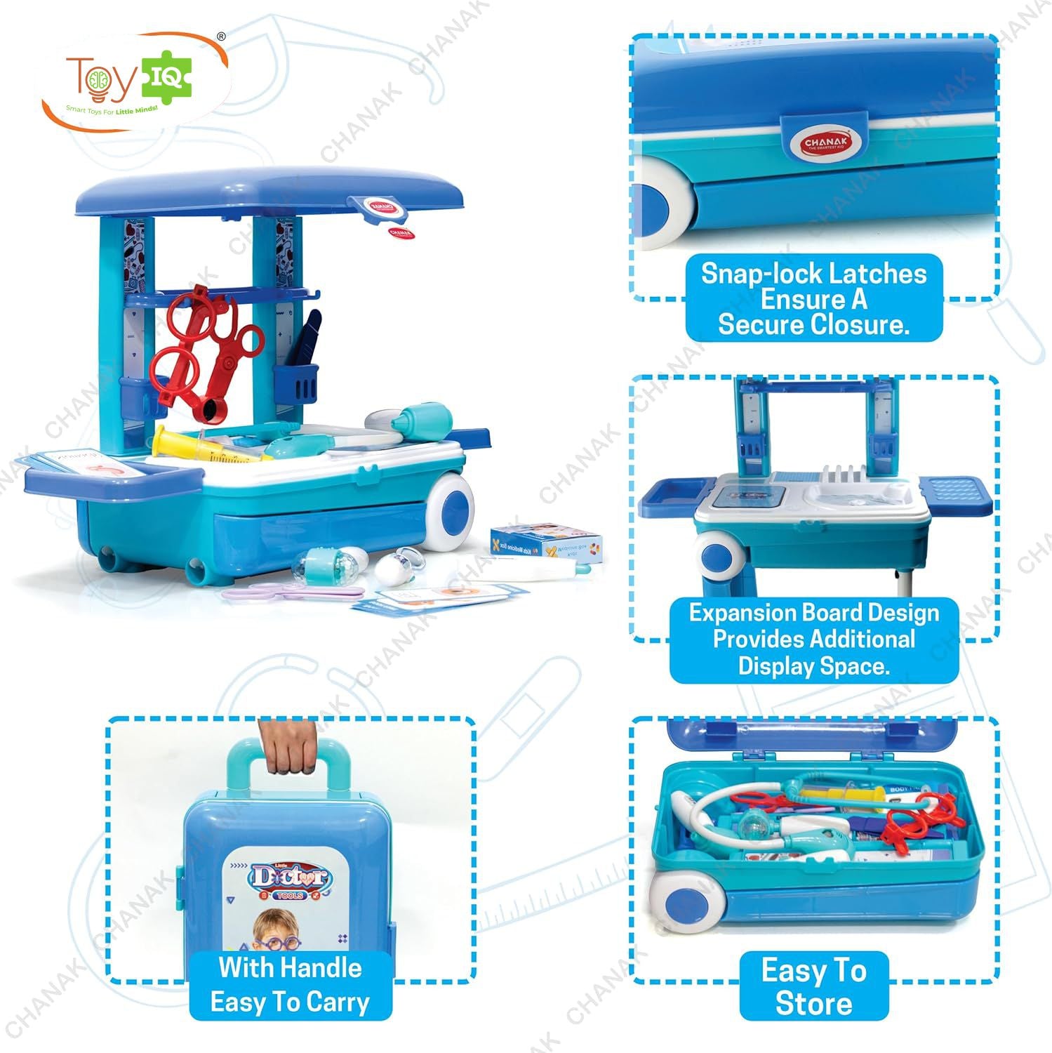 Premium Doctor Set With Pull & Push Trolley