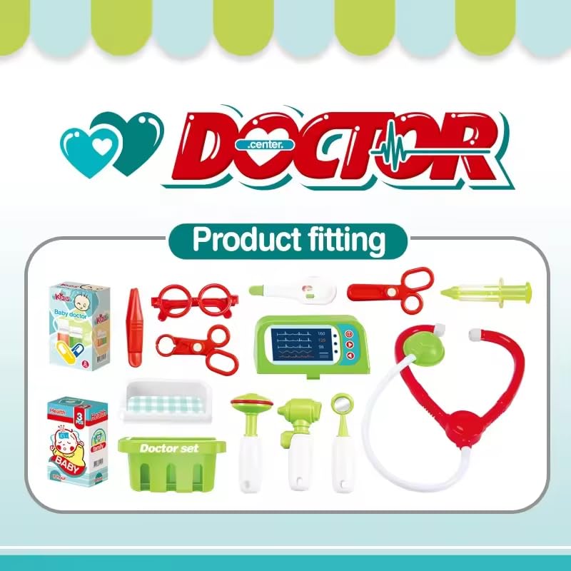 2 In 1 Doctor Nurse Medical Box With Suitcase