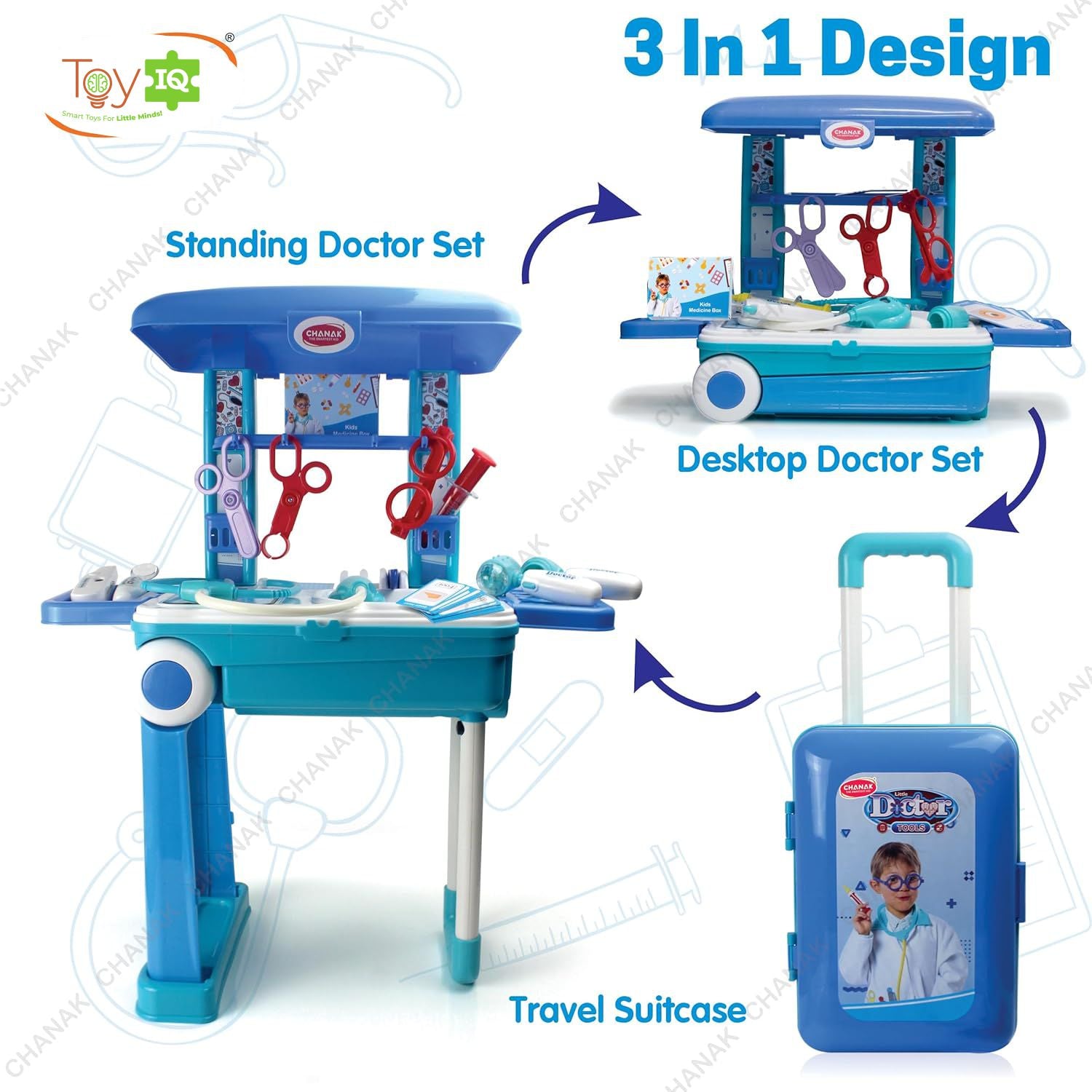 Premium Doctor Set With Pull & Push Trolley