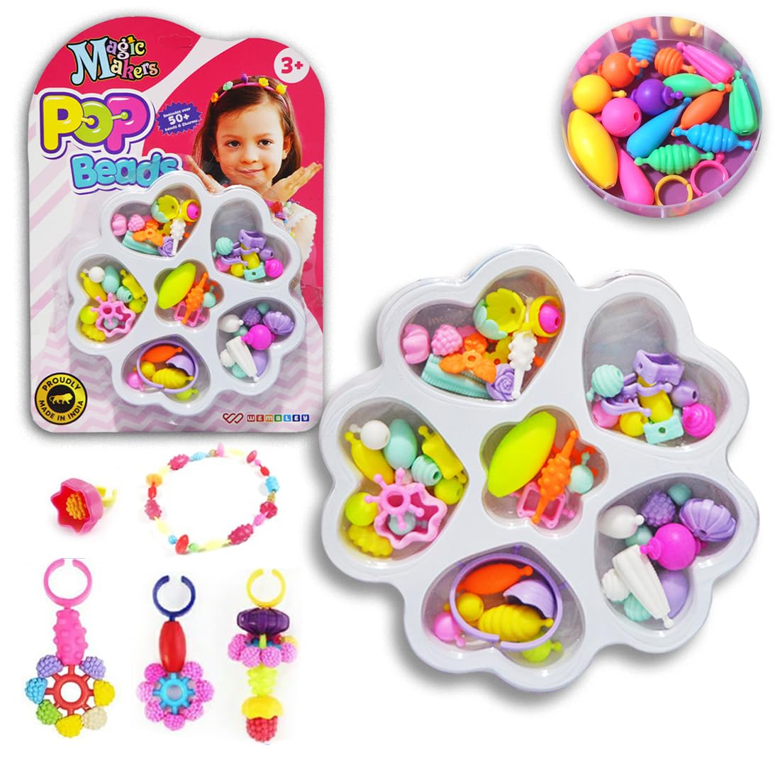 DIY Bracelet Necklace Rings Craft Kits