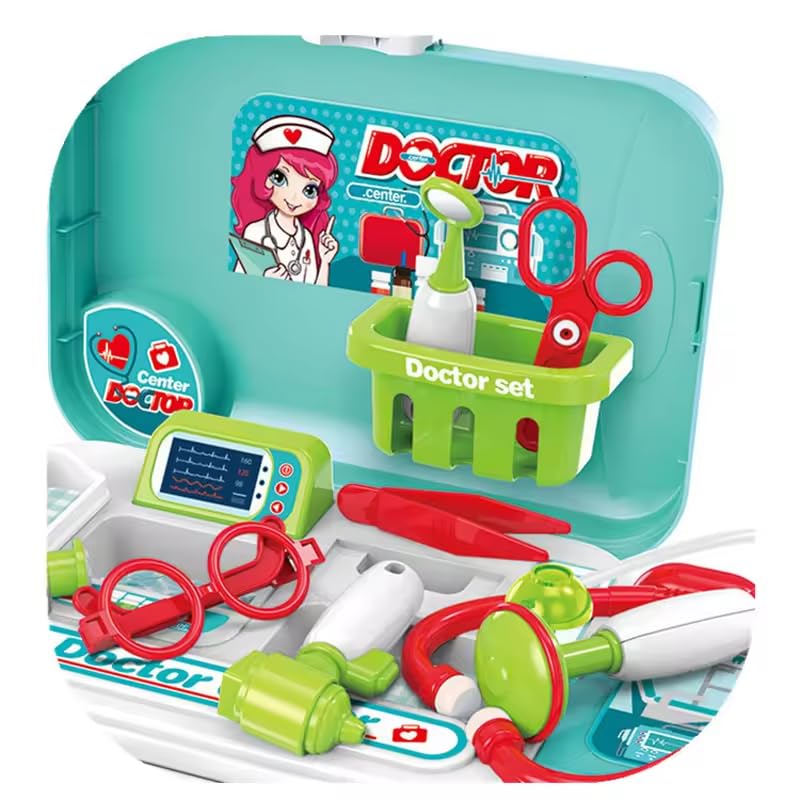 2 In 1 Doctor Nurse Medical Box With Suitcase