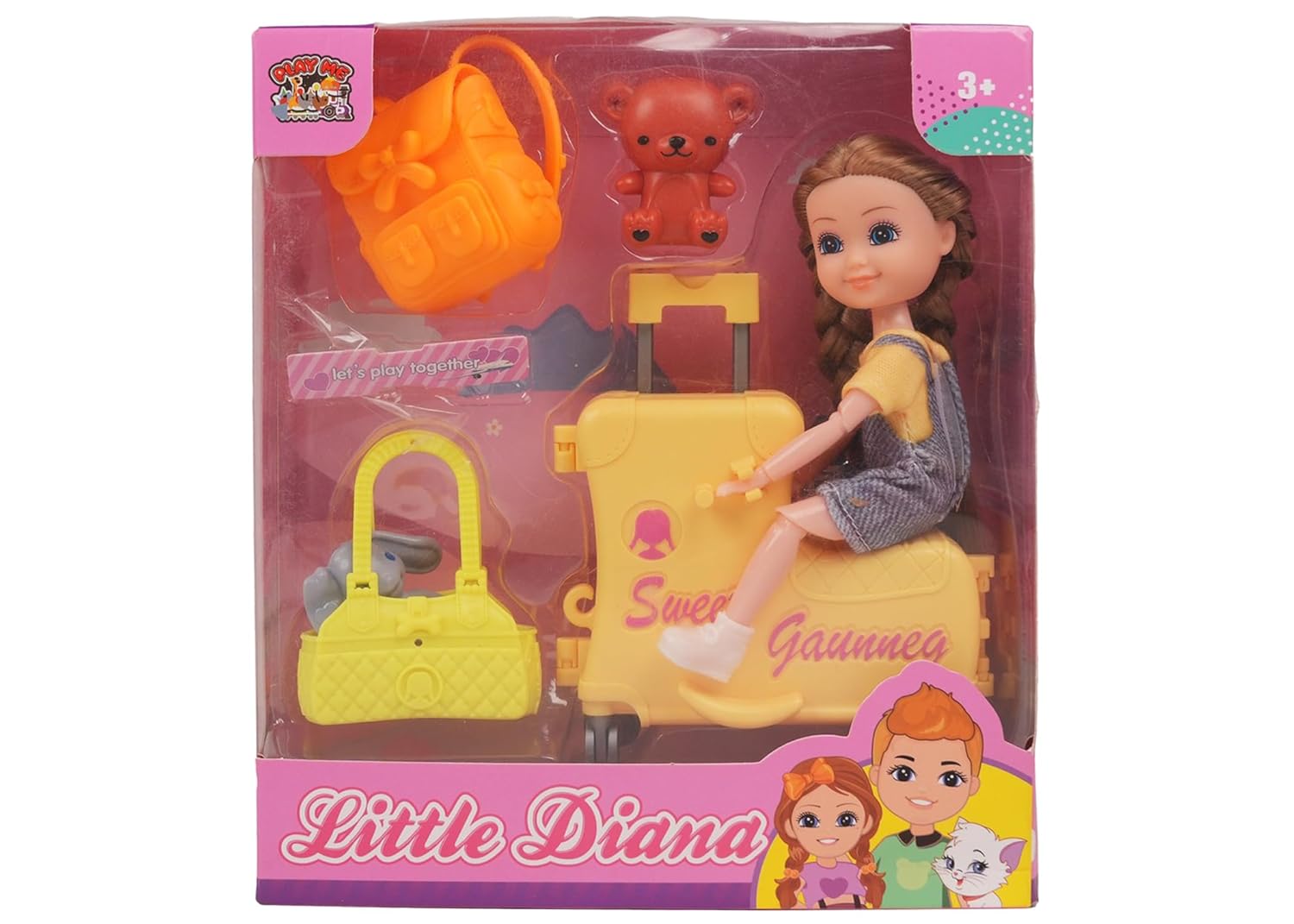 LAY ME Toys Diana Doll Set