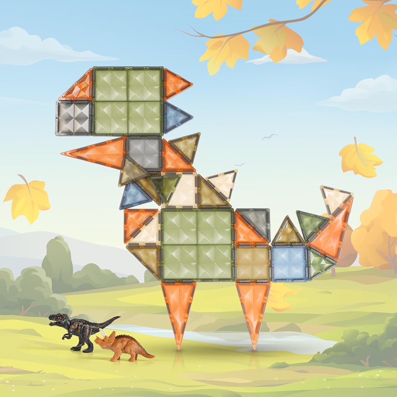 Magnetic Tiles Building Blocks(28 pcs)