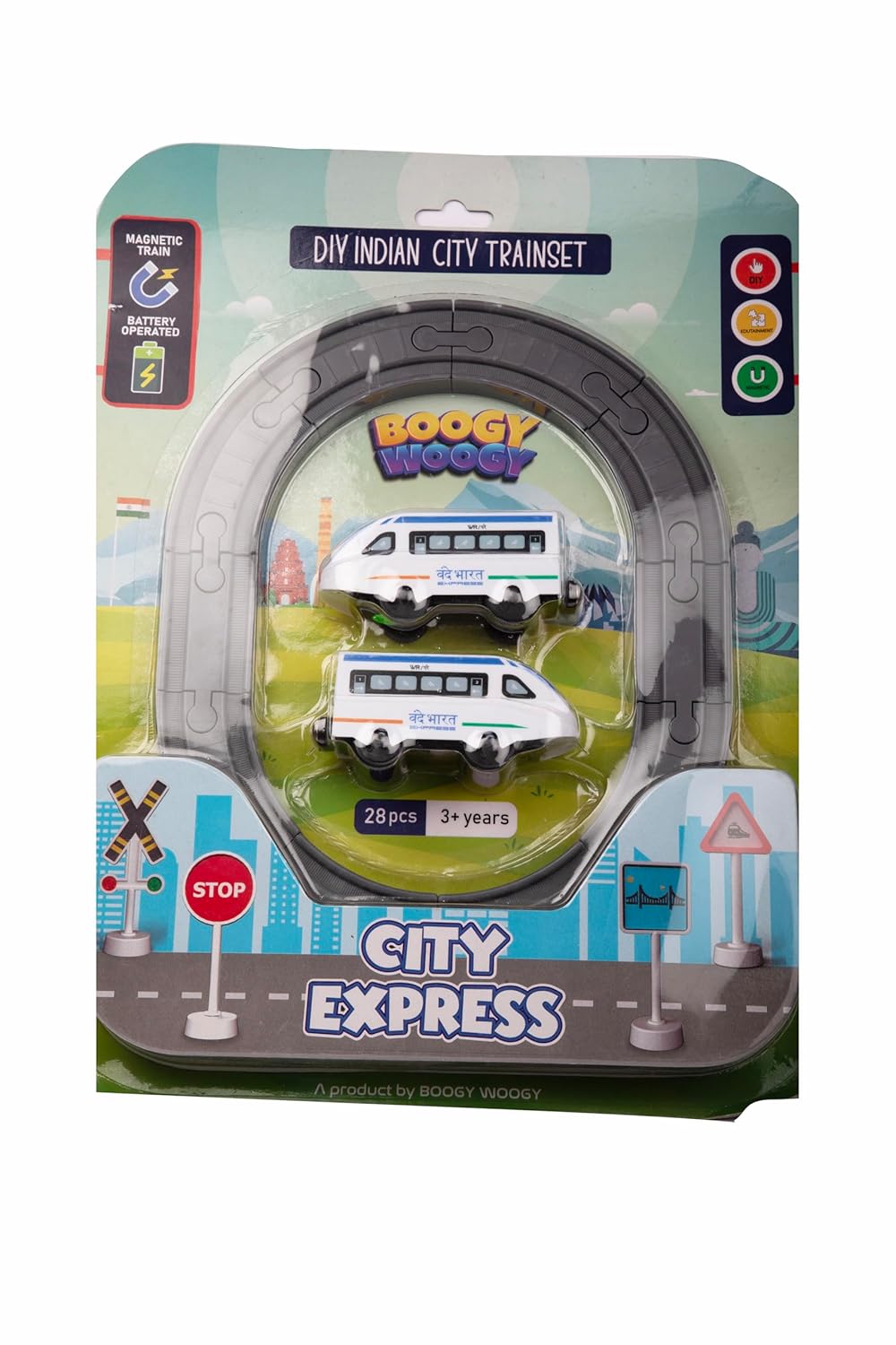 Indian City Train Set 28 Pieces