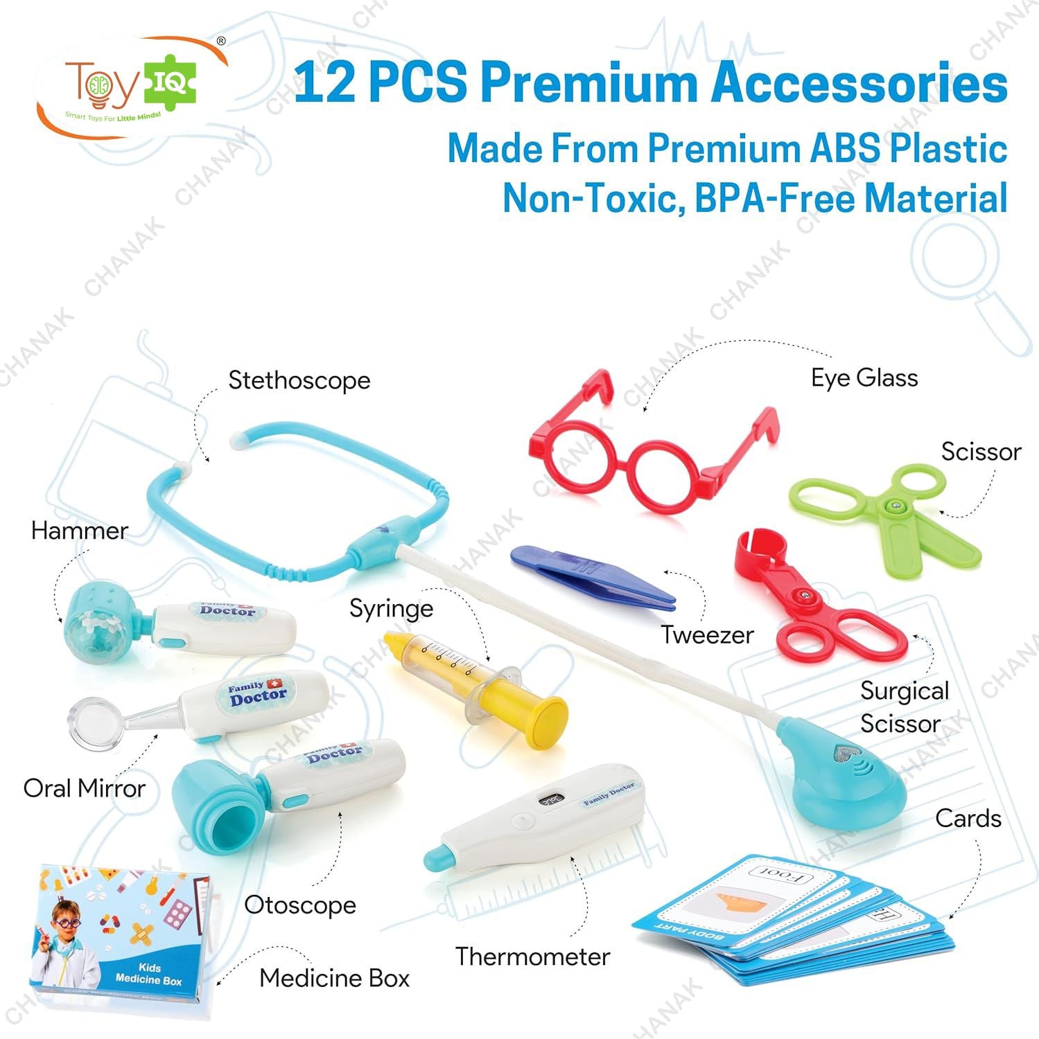 Premium Doctor Set With Pull & Push Trolley