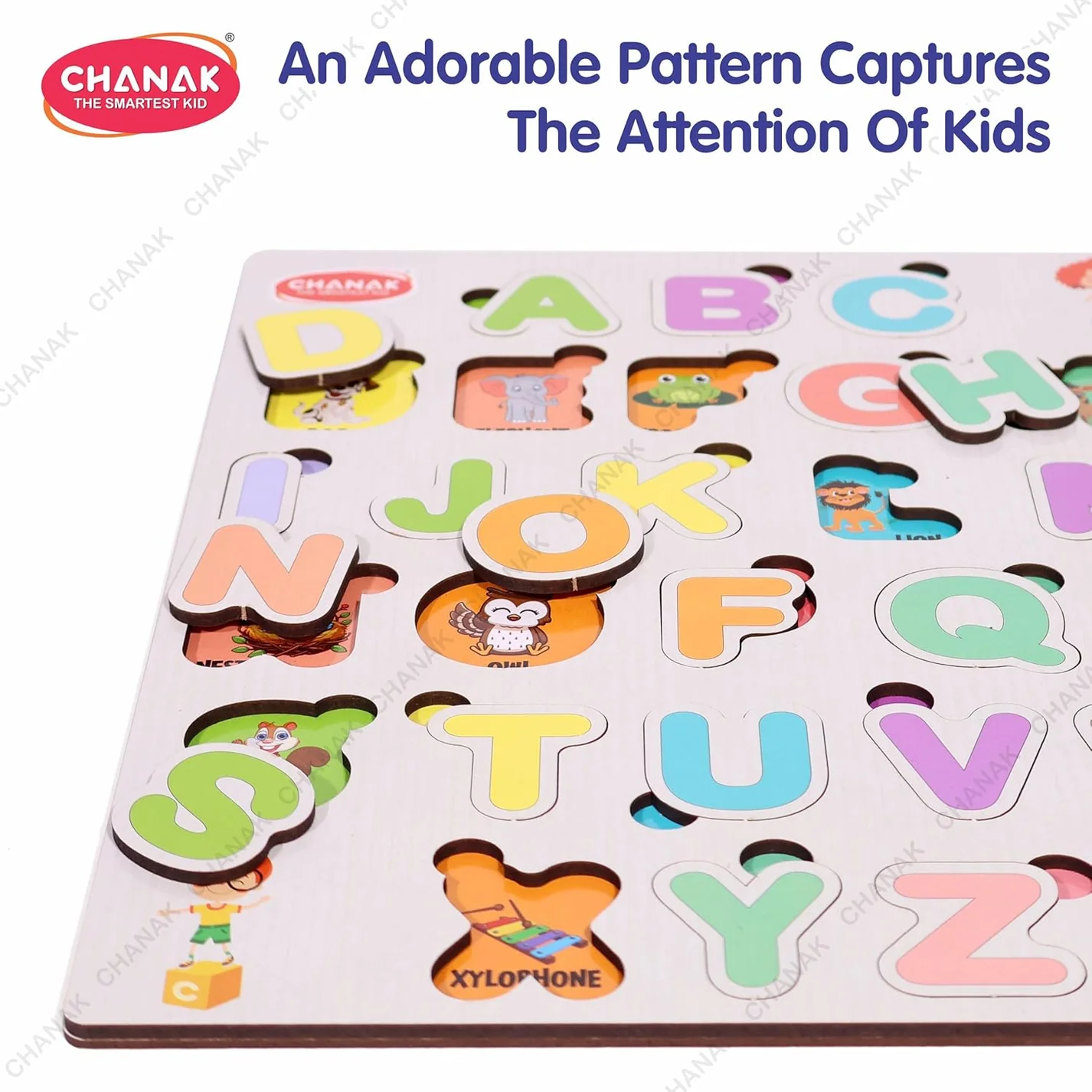 Chanak Wooden Alphabet Puzzle
