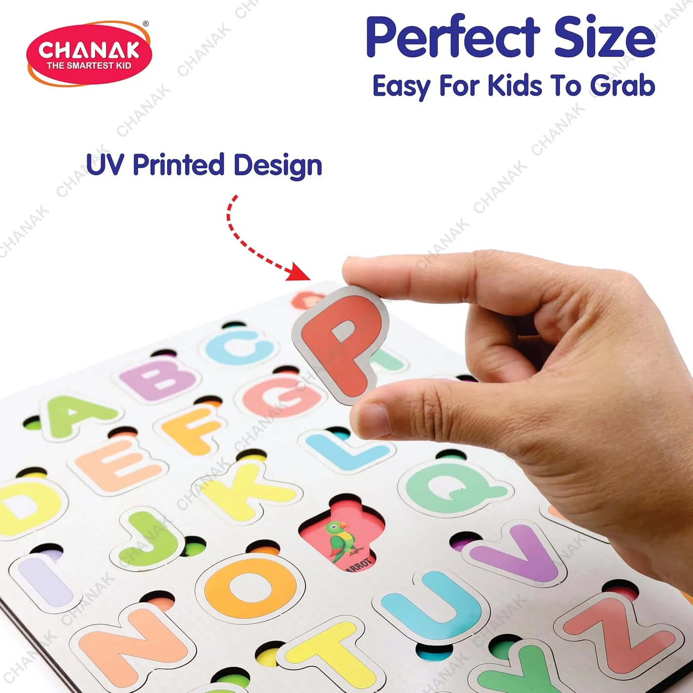 Chanak Wooden Alphabet Puzzle