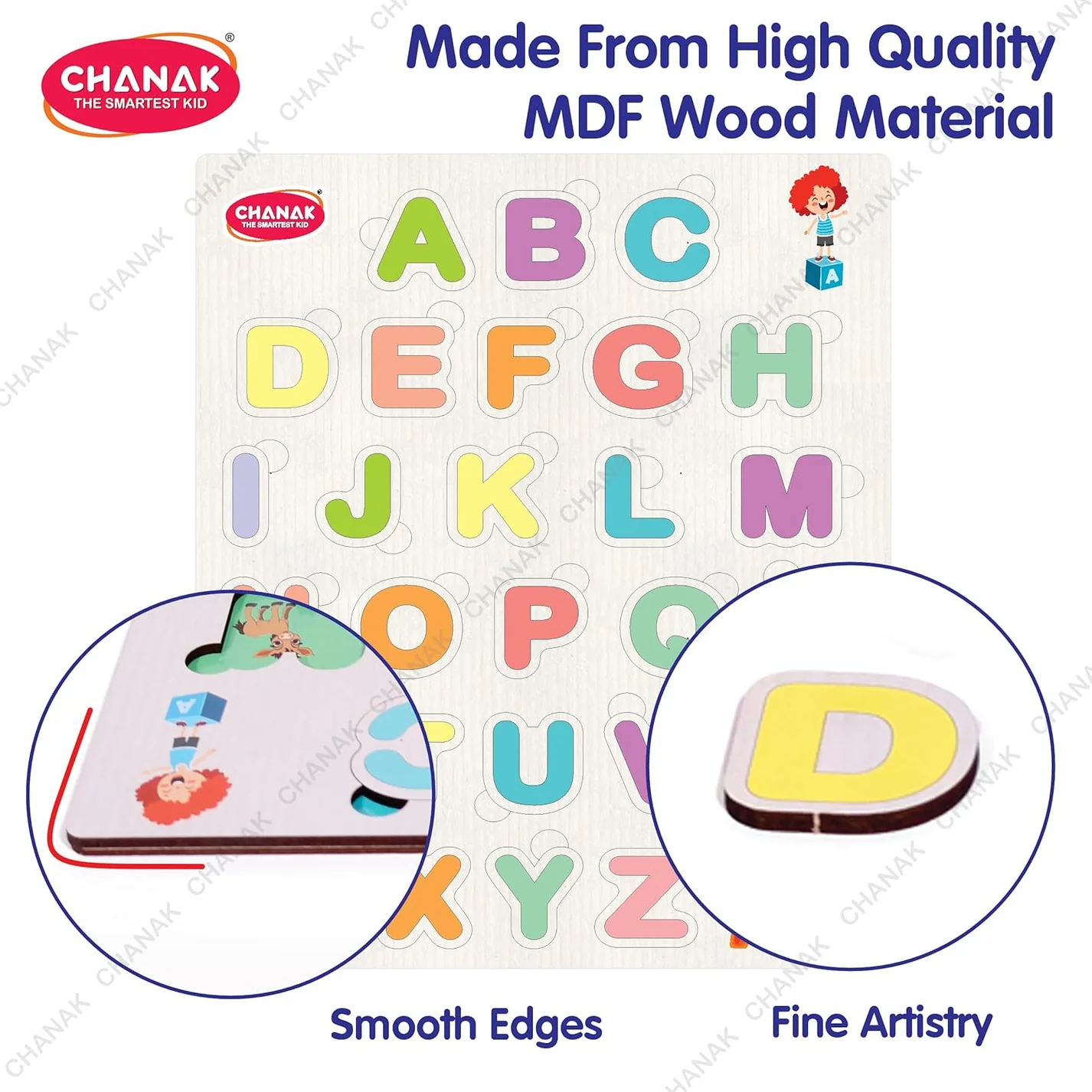 Chanak Wooden Alphabet Puzzle