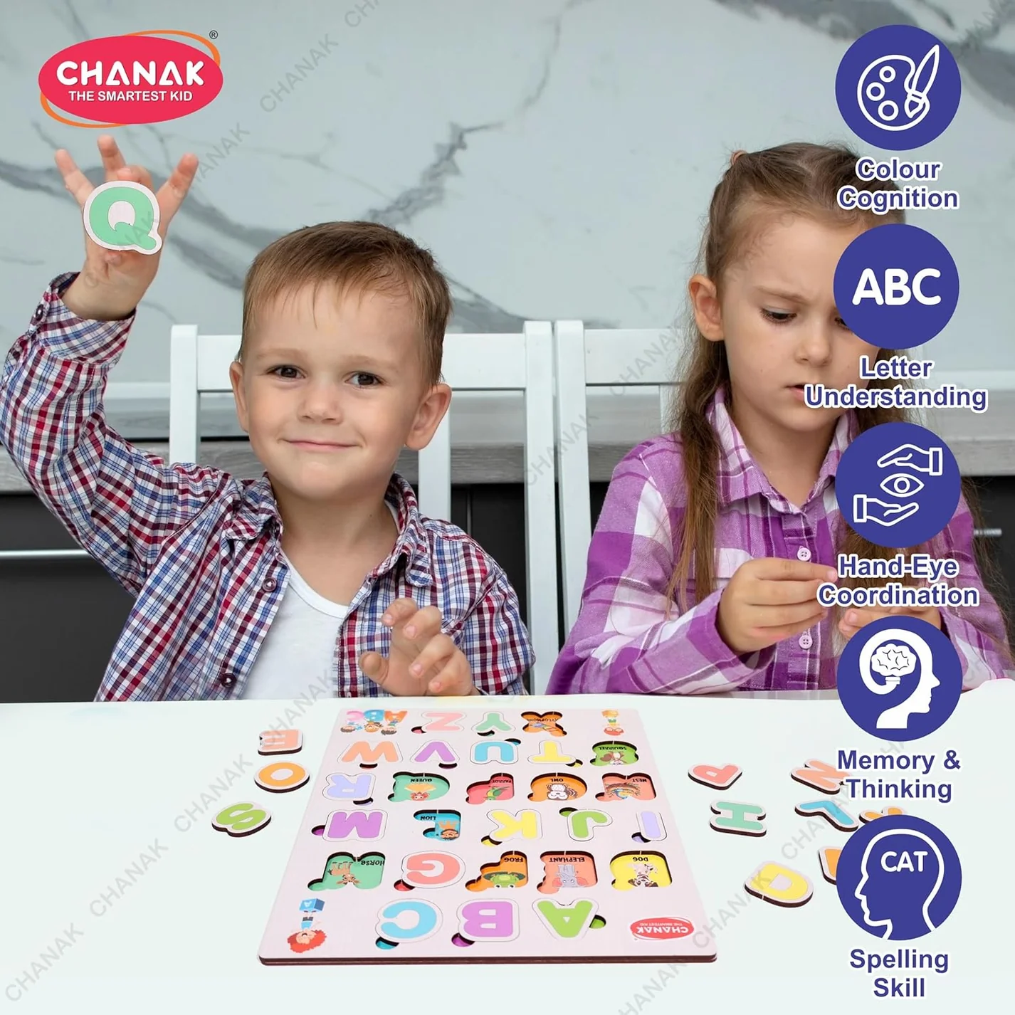 Chanak Wooden Alphabet Puzzle