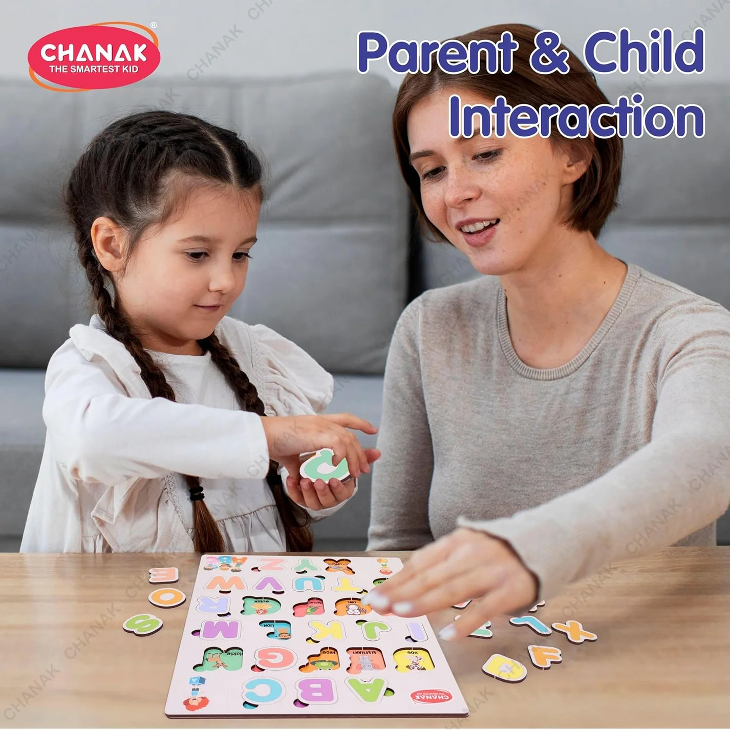 Chanak Wooden Alphabet Puzzle