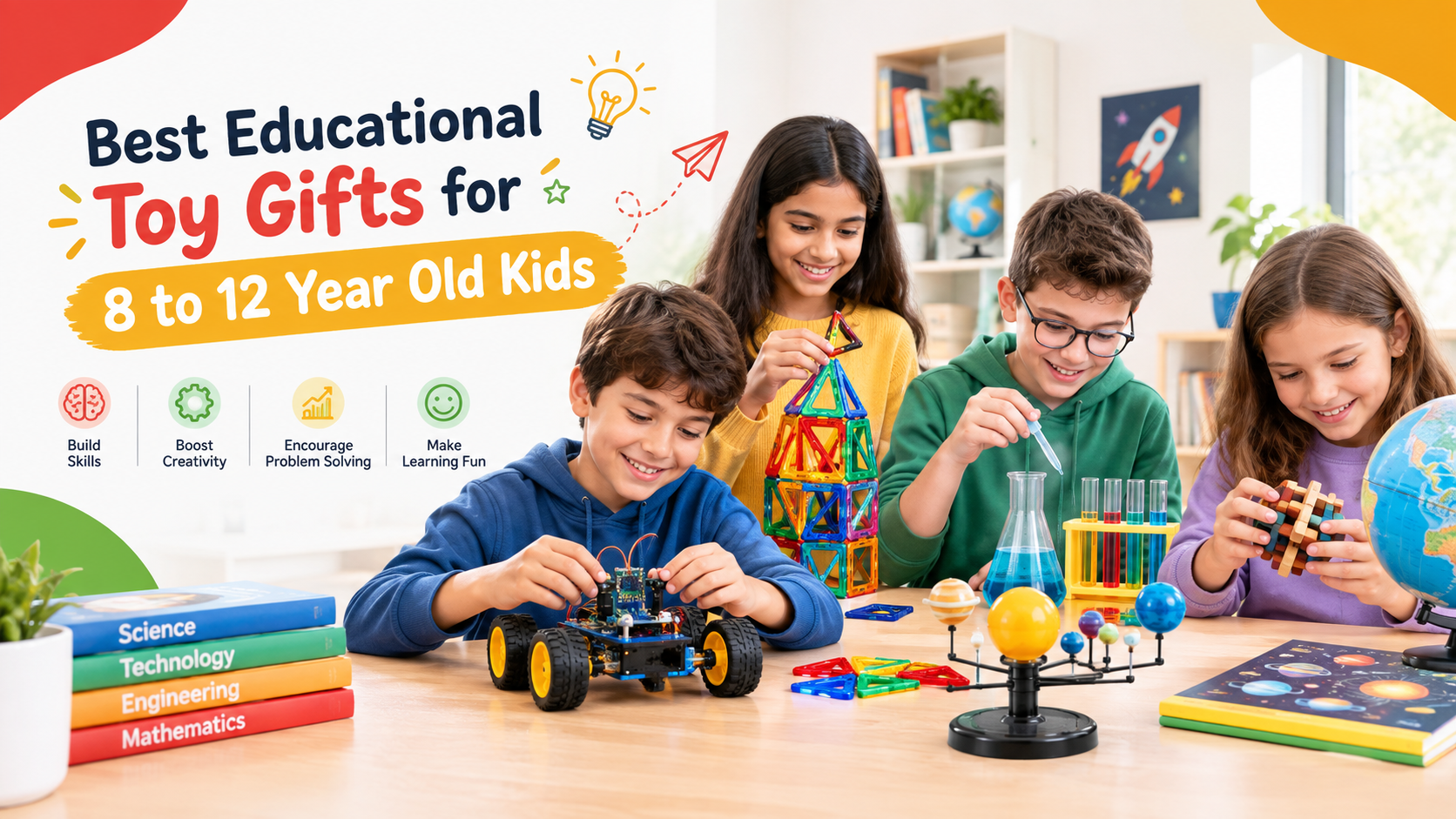 Best Educational Toy Gifts for 8 to 12 Year Old Kids in 2025