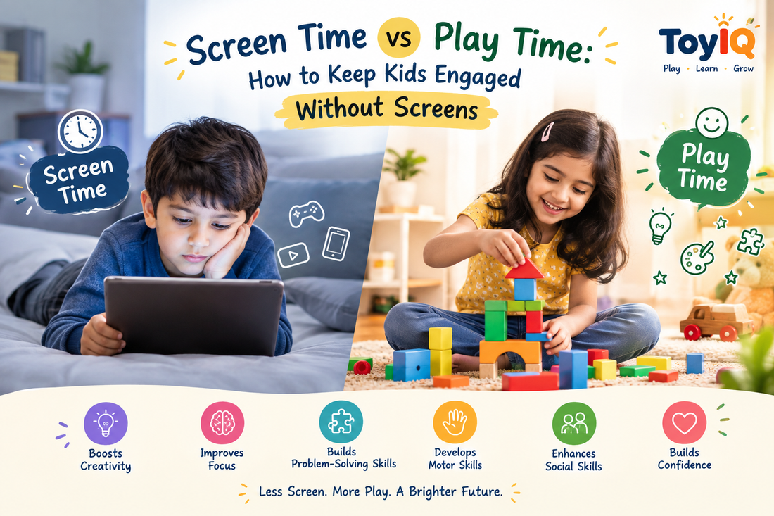 Screen Time vs Play Time: How to Keep Kids Engaged Without Screens