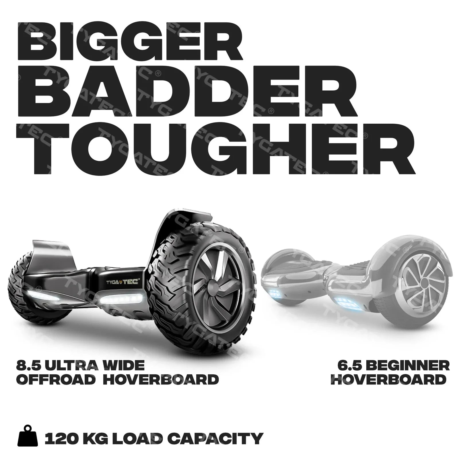 TYGATEC T6 Off-Road SUV Hoverboard (Red Fire Color)