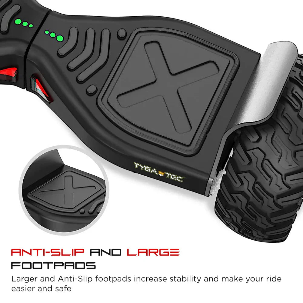 TYGATEC T6 Off-Road SUV Hoverboard (Red Fire Color)