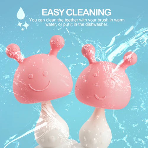 2 in 1 Silicone Teether for Baby_Babies