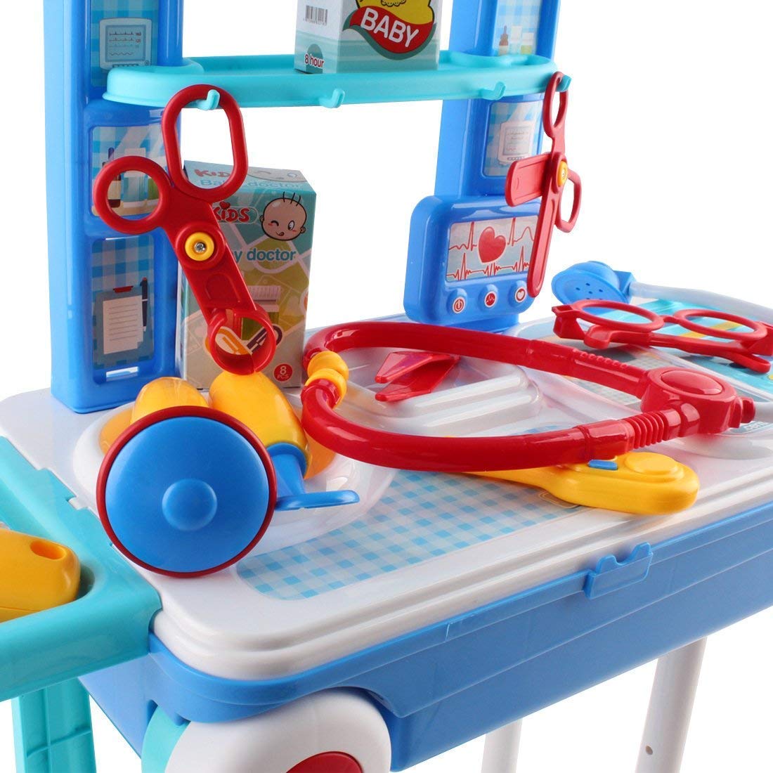 Premium Doctor Set With Pull & Push Trolley