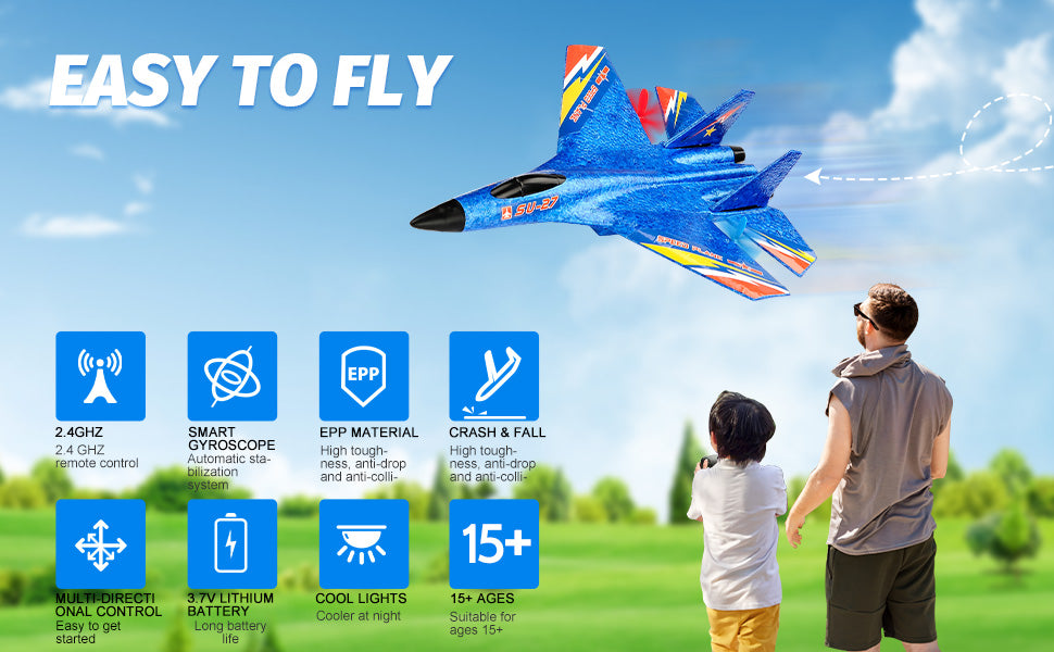 Remote Control Airplane for Kids & Adults