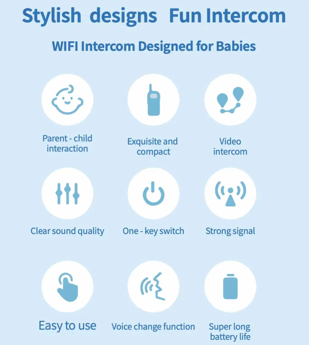 Walkie Talkie for Kids with Video