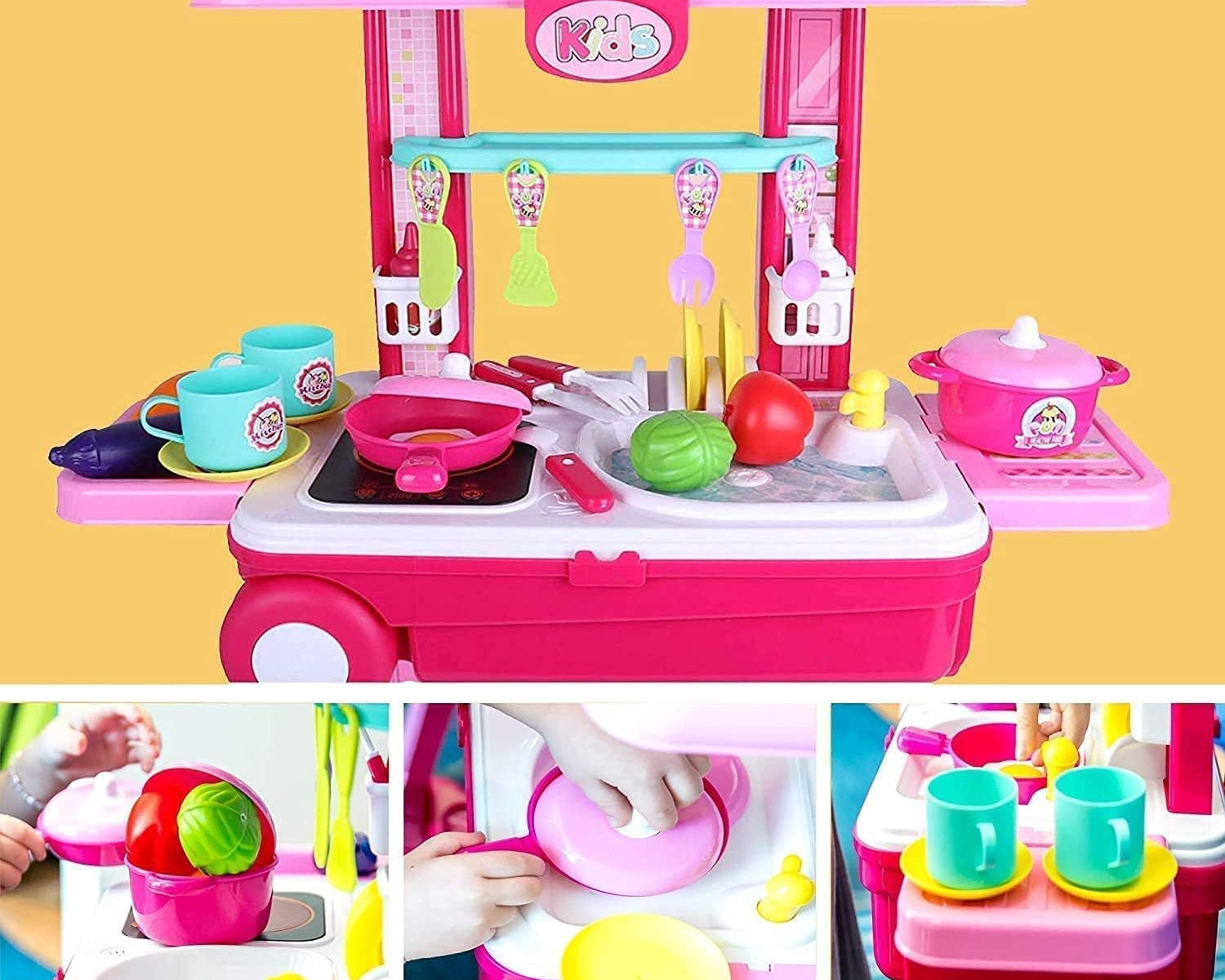Kitchen Set 2 in 1 Trolley