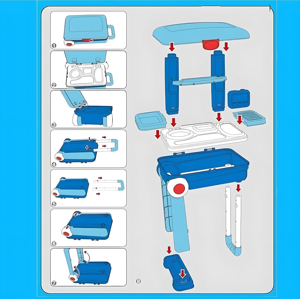 Premium Doctor Set With Pull & Push Trolley