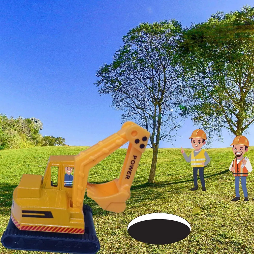 kit 4 Caminhão Trator Construção Construido uma Cidade