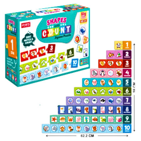 Shapes and Count Jigsaw Puzzles