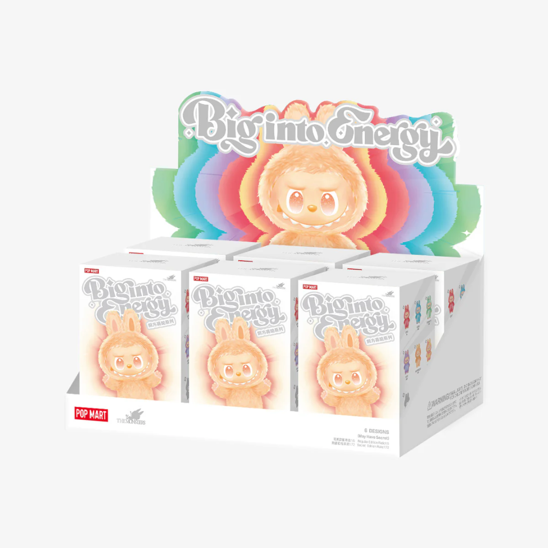 Cute Monsters Collectible Toy Big Into Energy Plush Blind Box