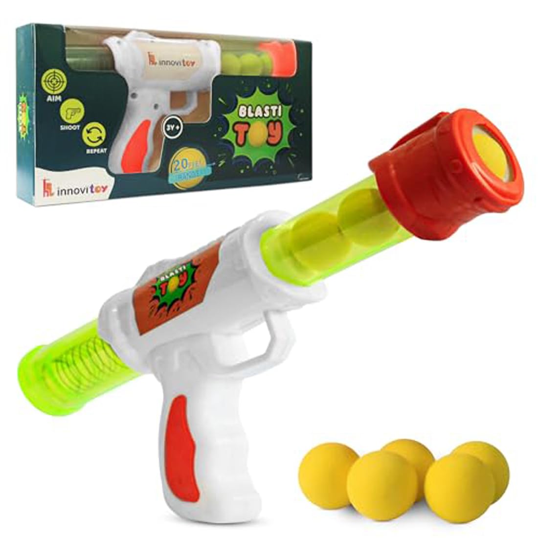 Blasti Toy Gun with Six Blaster Balls