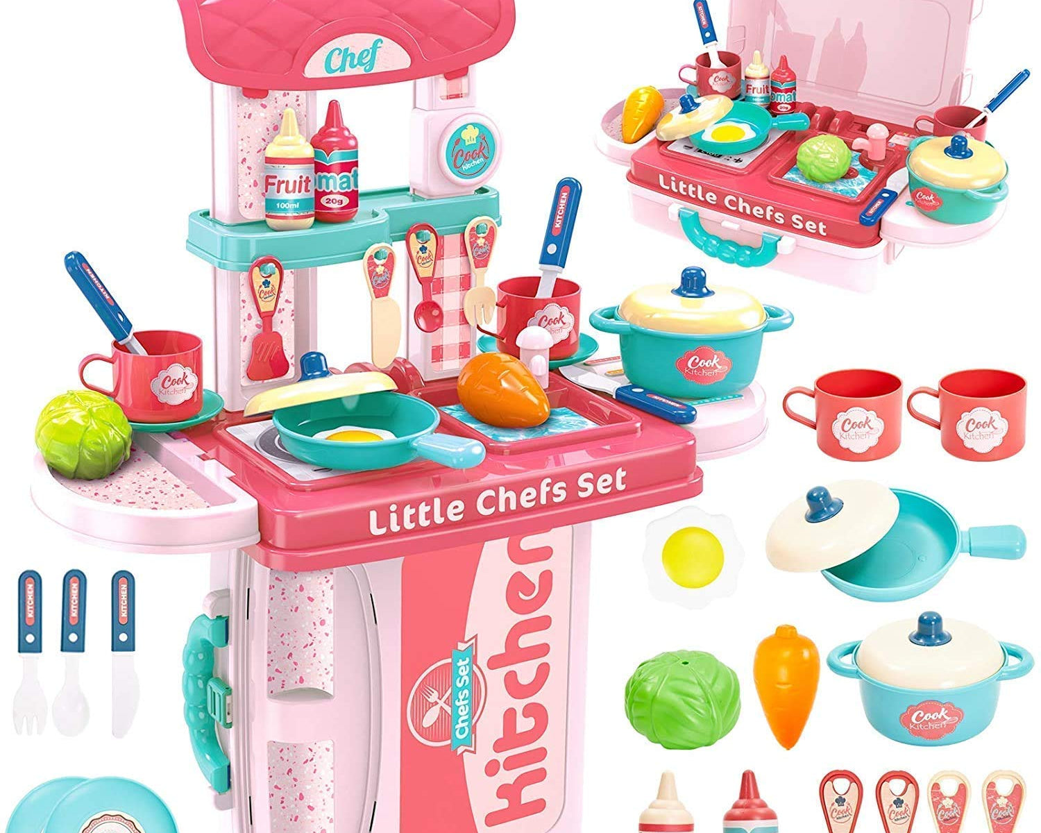 3 in 1 Kitchen Suitcase for Kids