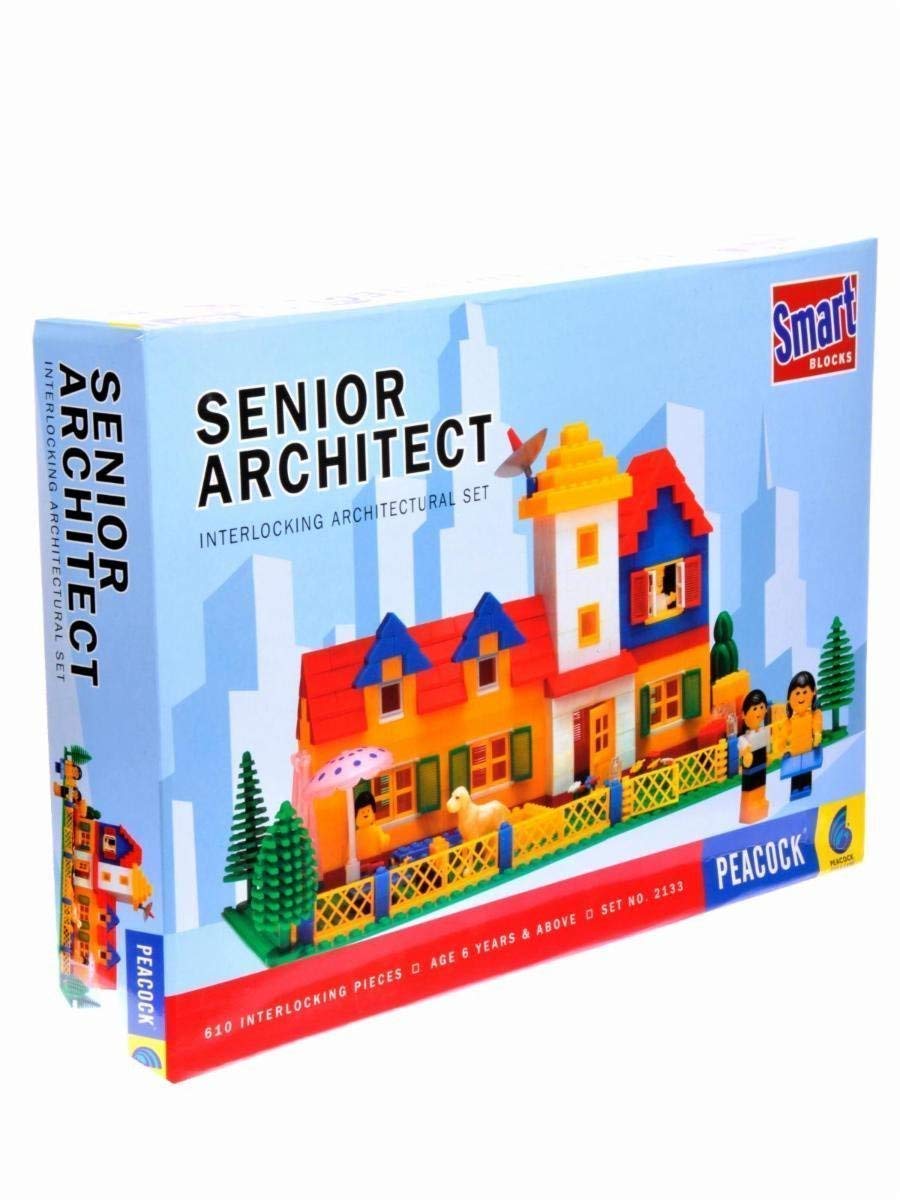 Peacock Senior Architect Block Set (Multicolor)