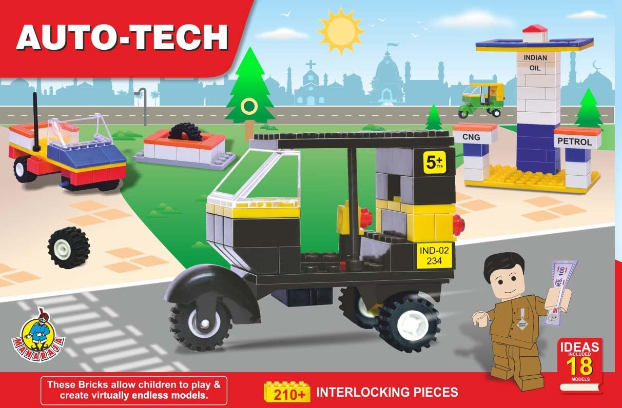Maharaja Auto-Tech Building Construction Blocks Set
