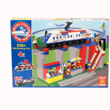 Maharaja Metro Station Building Construction Blocks Set