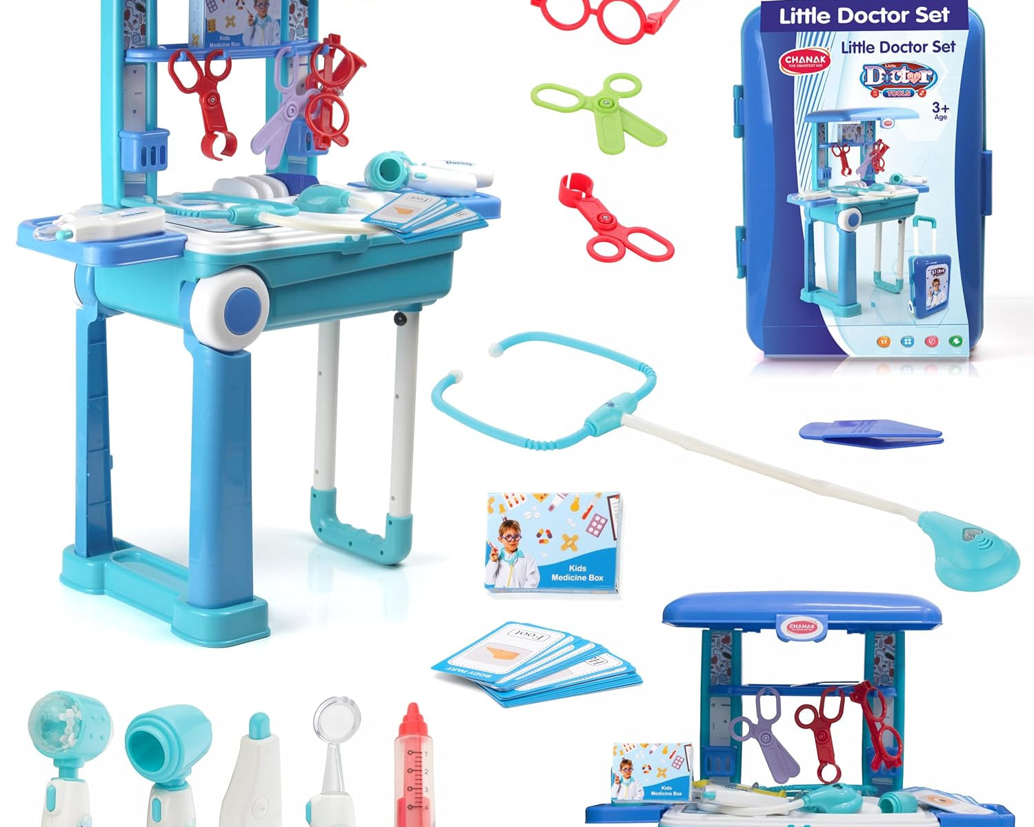 Premium Doctor Set With Pull & Push Trolley