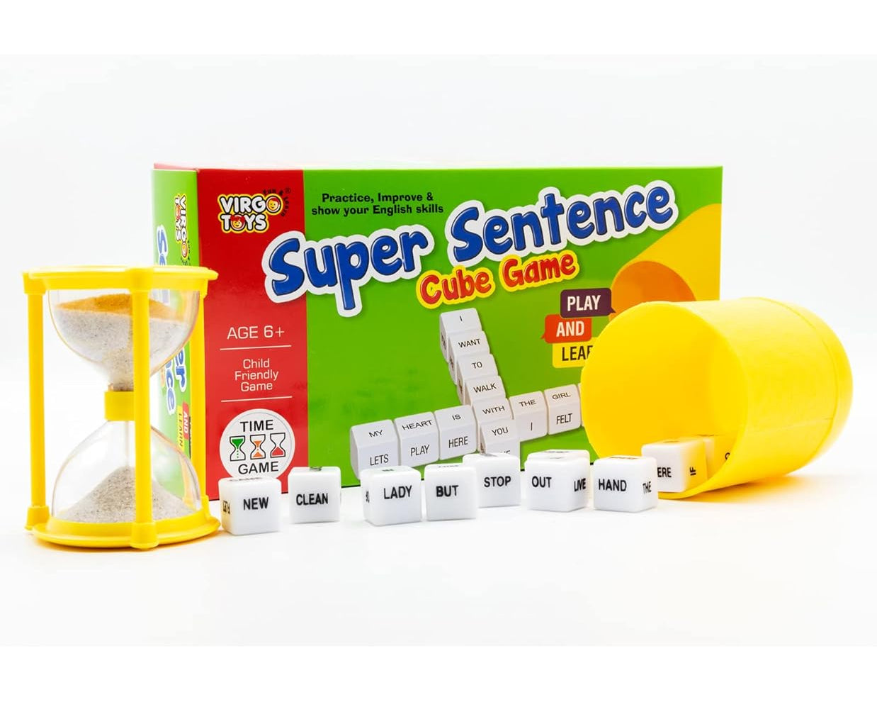 Virgo Super sentence Cube Board Game