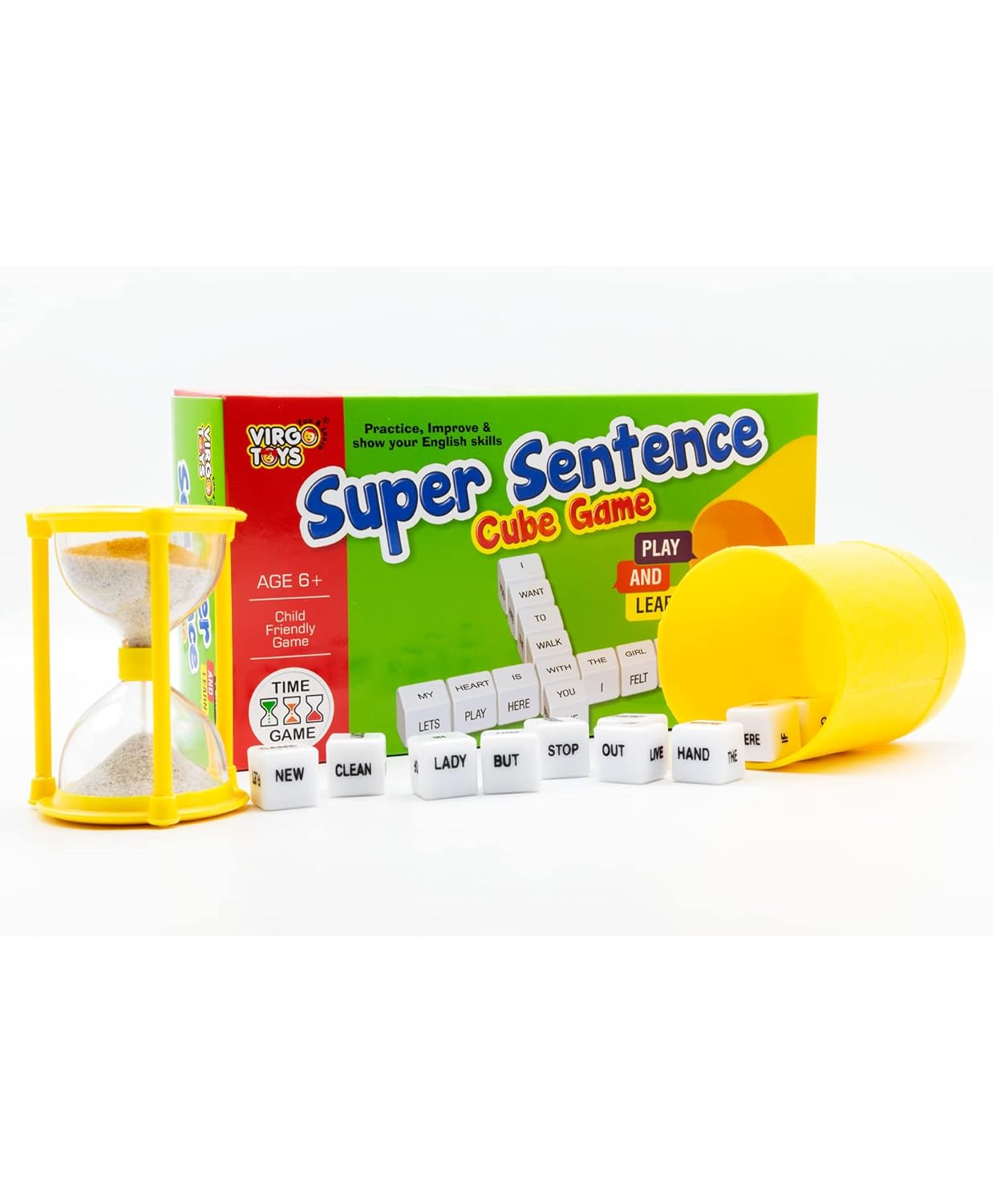 Virgo Super sentence Cube Board Game