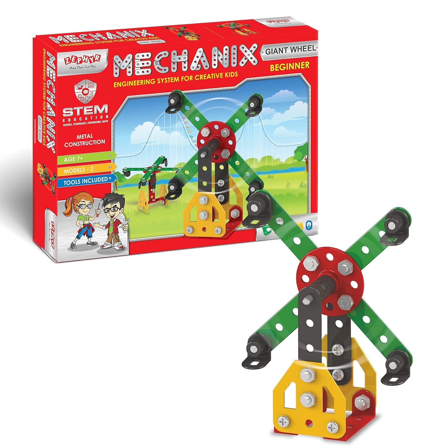 Mechanix Beginner Giant Wheel Building Blocks