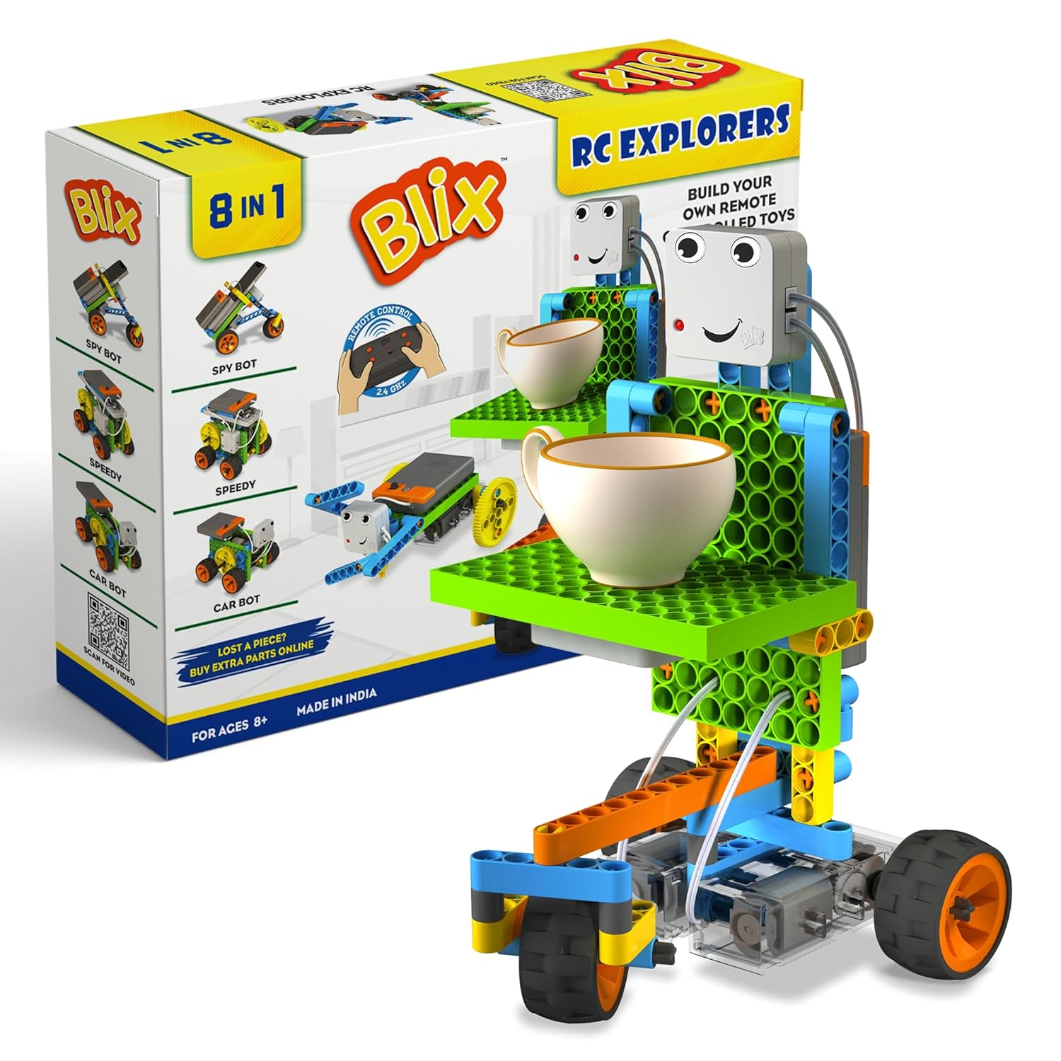 Blix DIY RC Explorers 8-In-1