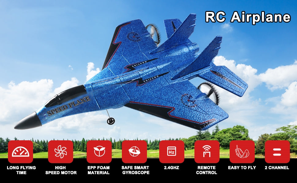 Remote Control Airplane for Kids & Adults