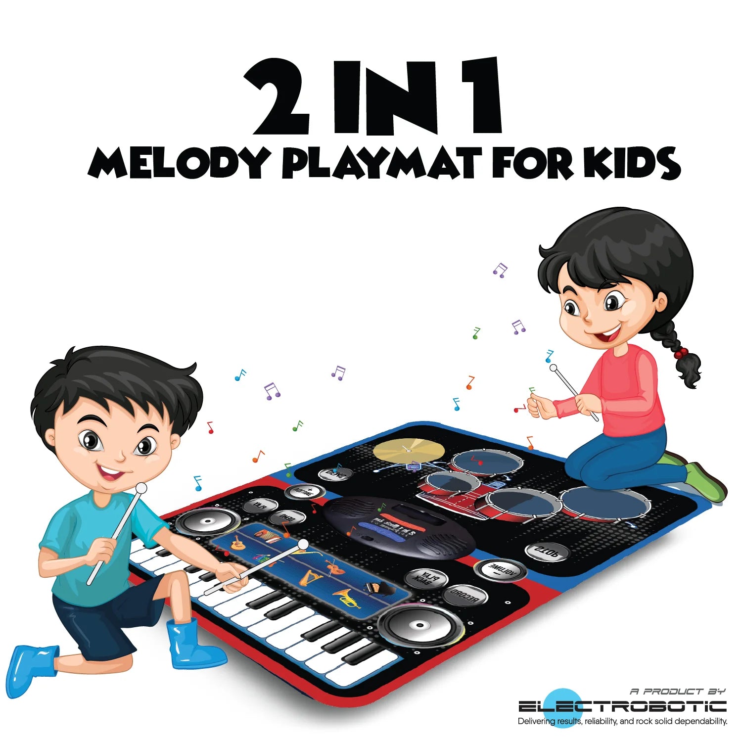 2-in-1 Musical Playmat