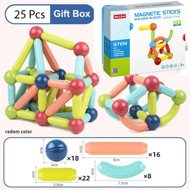 Magnetic Sticks Building Blocks -25pcs