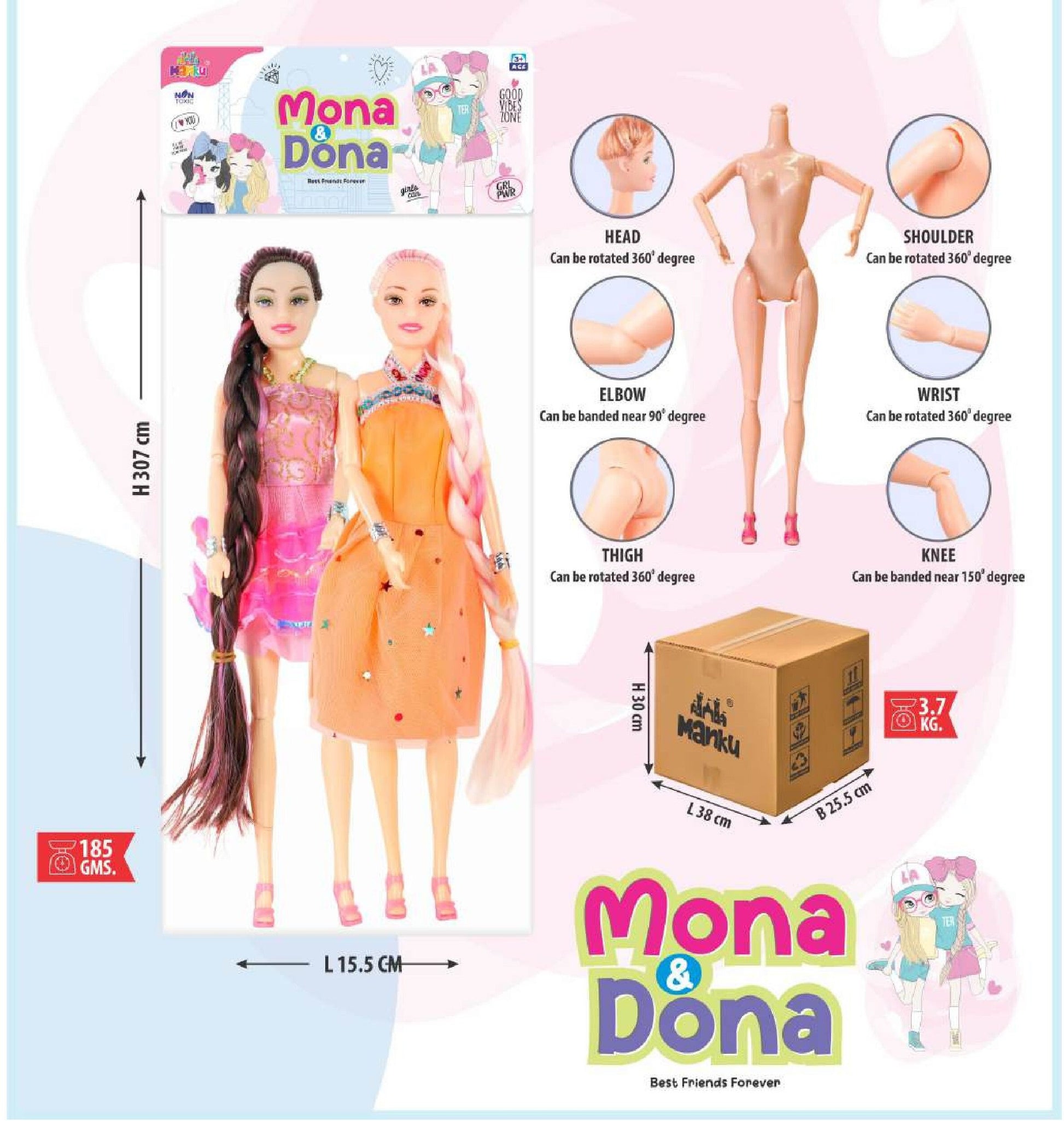 MANKU MONA & DONA DOLL