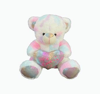 Sitting Rainbow Teddy