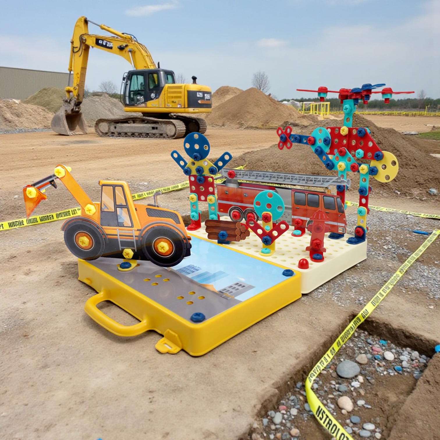 Junior Engineer 3D Creative Animals Kit (Construction Kit)