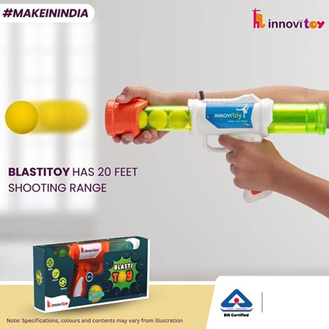 Blasti Toy Gun with Six Blaster Balls