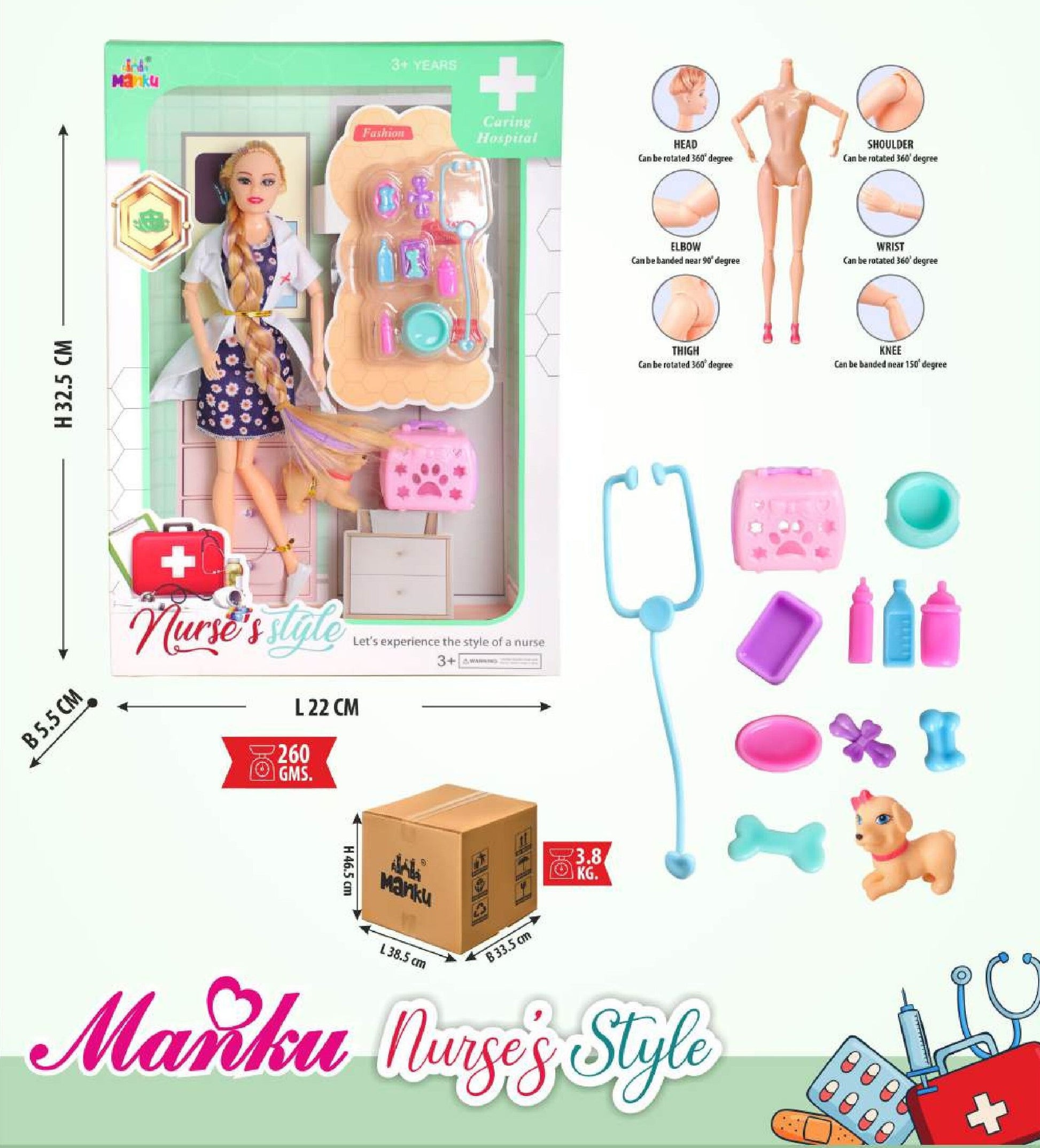 MANKU MT-9016/17/18/19/ DOLL