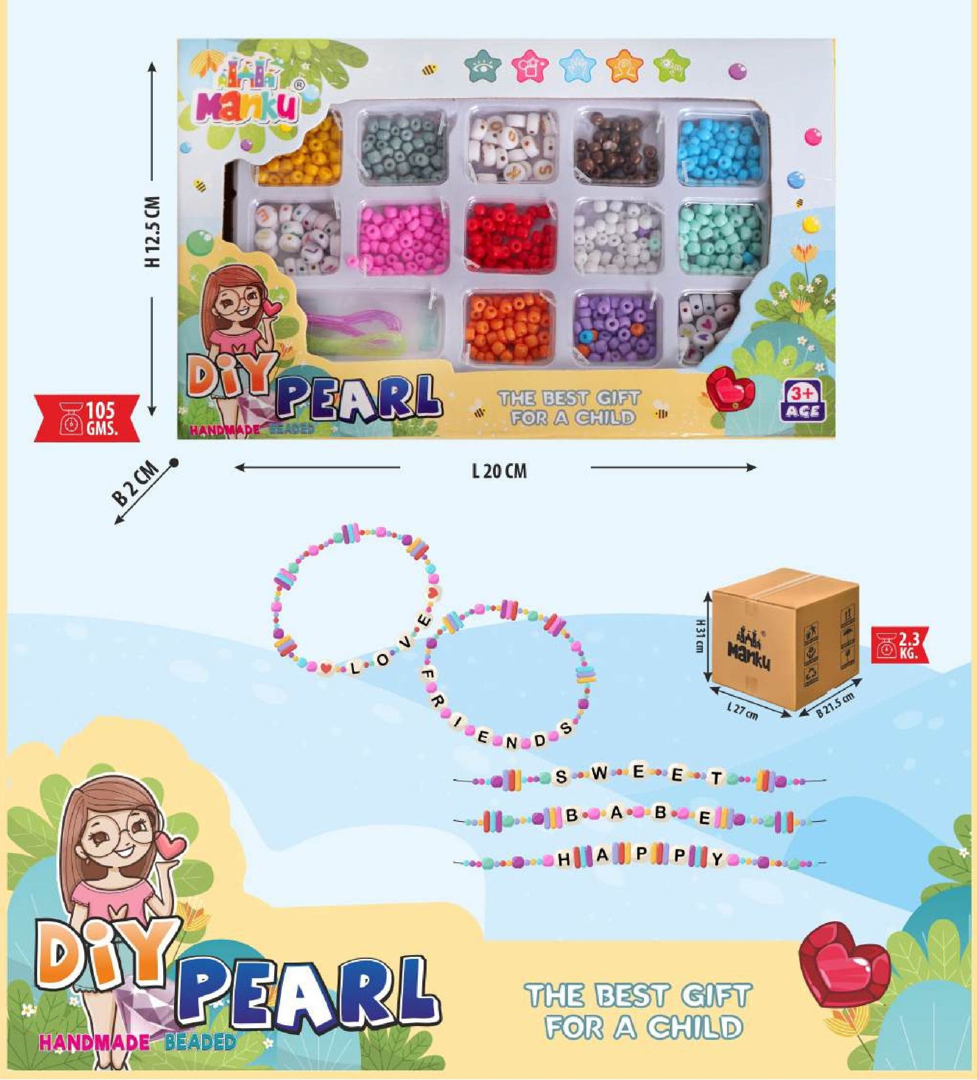 MANKU  JW-001 DIYA PEARL SERIES