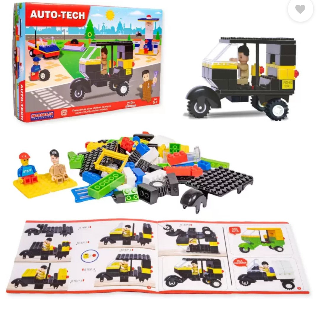 Maharaja Auto-Tech Building Construction Blocks Set
