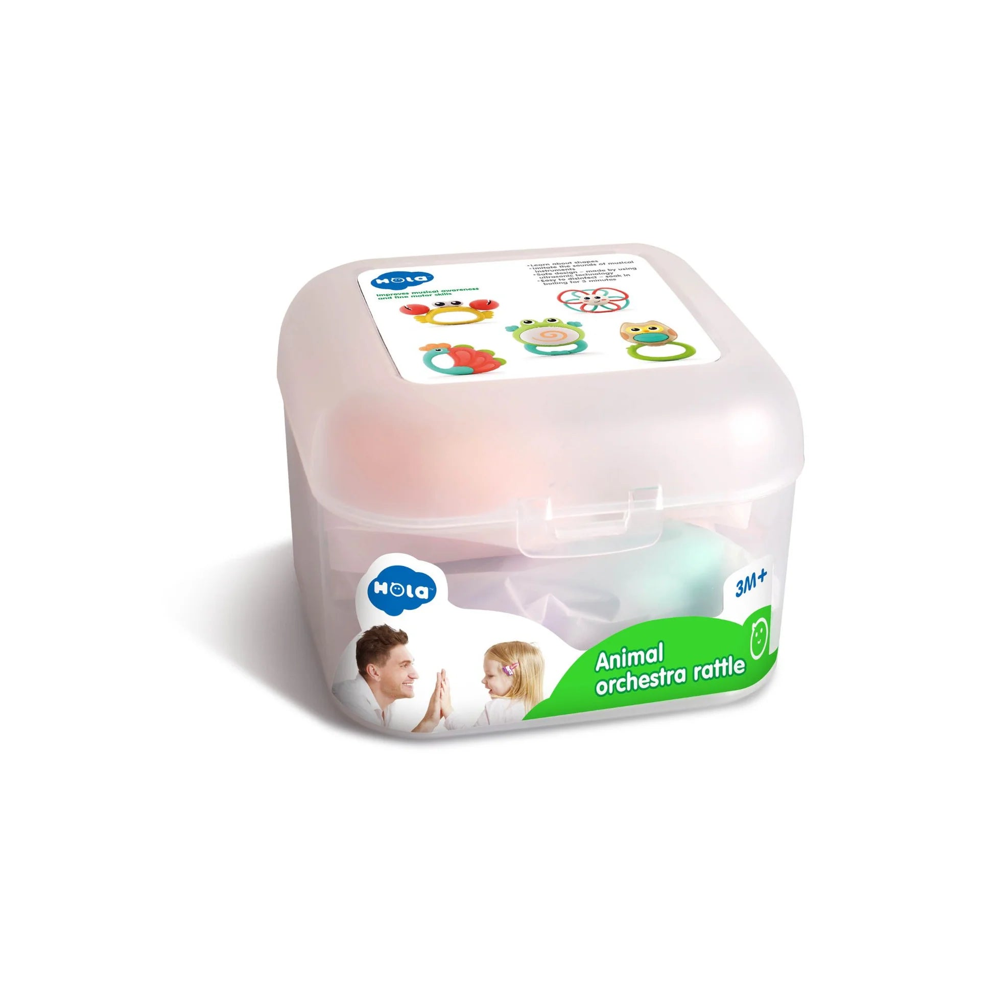 Hola Animal Orchestra Rattle Set